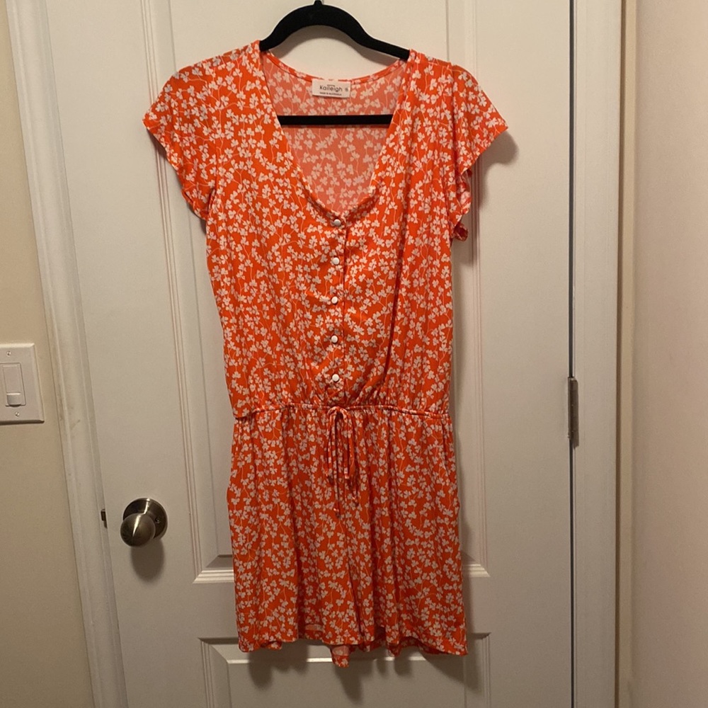 Womens floral romper
